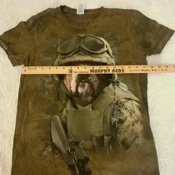 The Mountain Bulldog Army Soldier Short Sleeve Shirt 2011 Vincent Hie - Picture 3 of 4